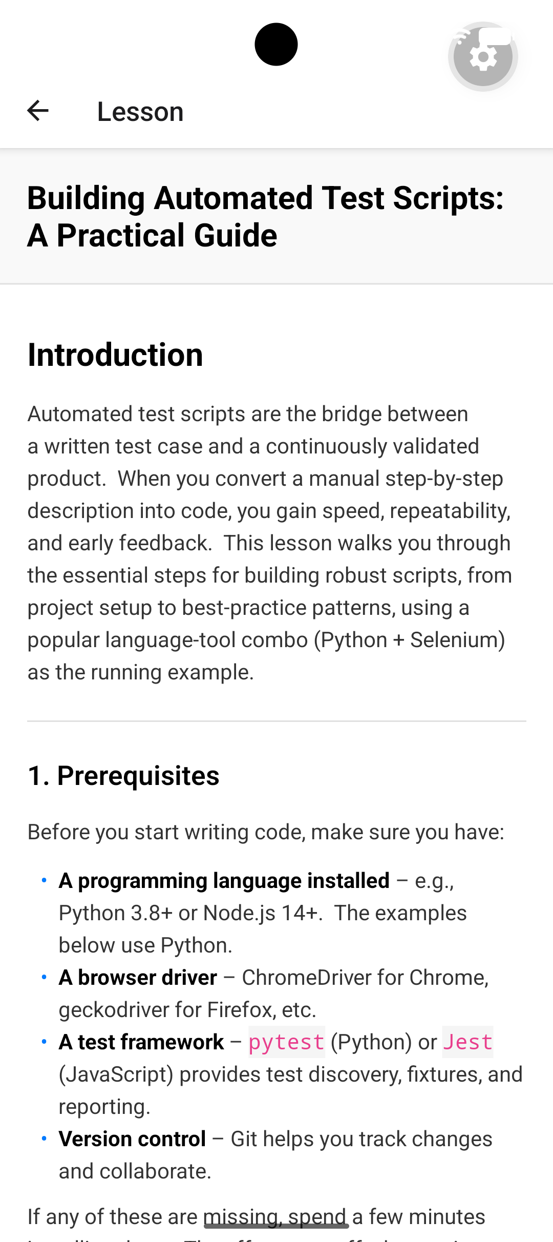 Start Learning